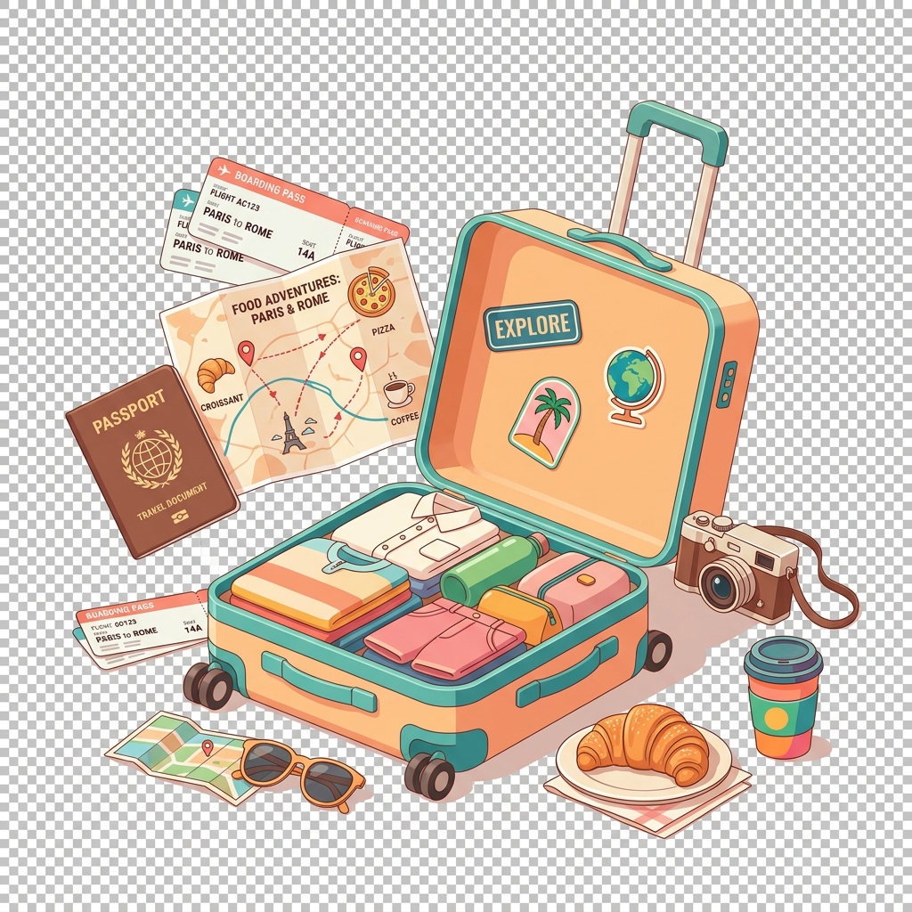 Packing illustration